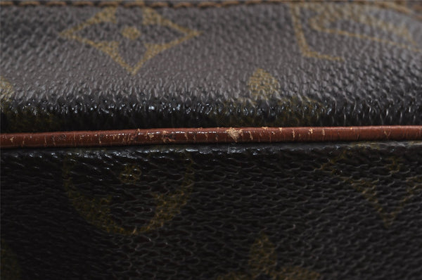 Authentic Louis Vuitton Monogram Marceau Shoulder Cross Body Bag Old Model 9166J