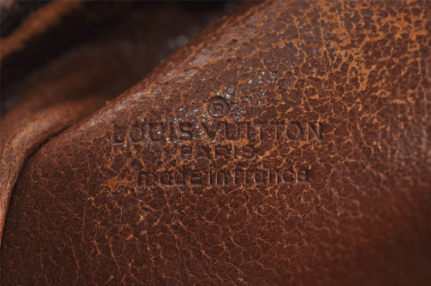 Authentic Louis Vuitton Monogram Marceau Shoulder Cross Body Bag Old Model 9166J