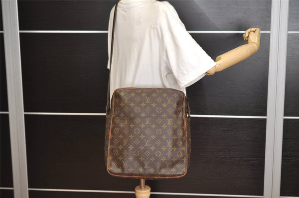 Authentic Louis Vuitton Monogram Marceau Shoulder Cross Body Bag Old Model 9166J