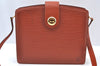 Authentic Louis Vuitton Epi Capucines Shoulder Cross Bag Brown M52341 LV 9168I