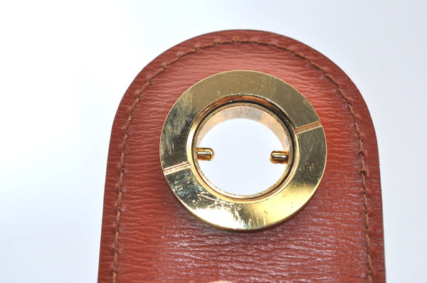 Authentic Louis Vuitton Epi Capucines Shoulder Cross Bag Brown M52341 LV 9168I