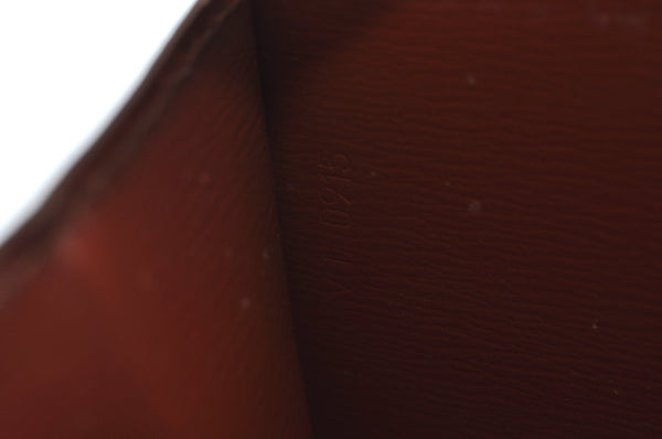 Authentic Louis Vuitton Epi Capucines Shoulder Cross Bag Brown M52341 LV 9168I