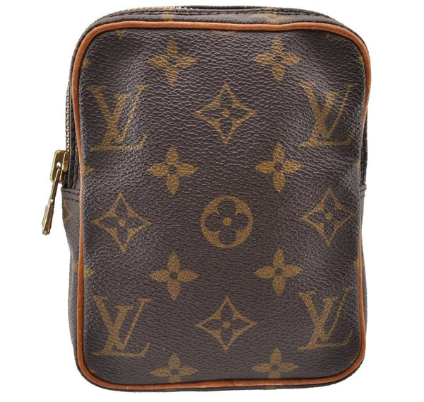 Auth Louis Vuitton Monogram Mini Poche Danube Shoulder Bag M45268 Junk 9171I