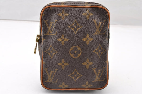 Auth Louis Vuitton Monogram Mini Poche Danube Shoulder Bag M45268 Junk 9171I