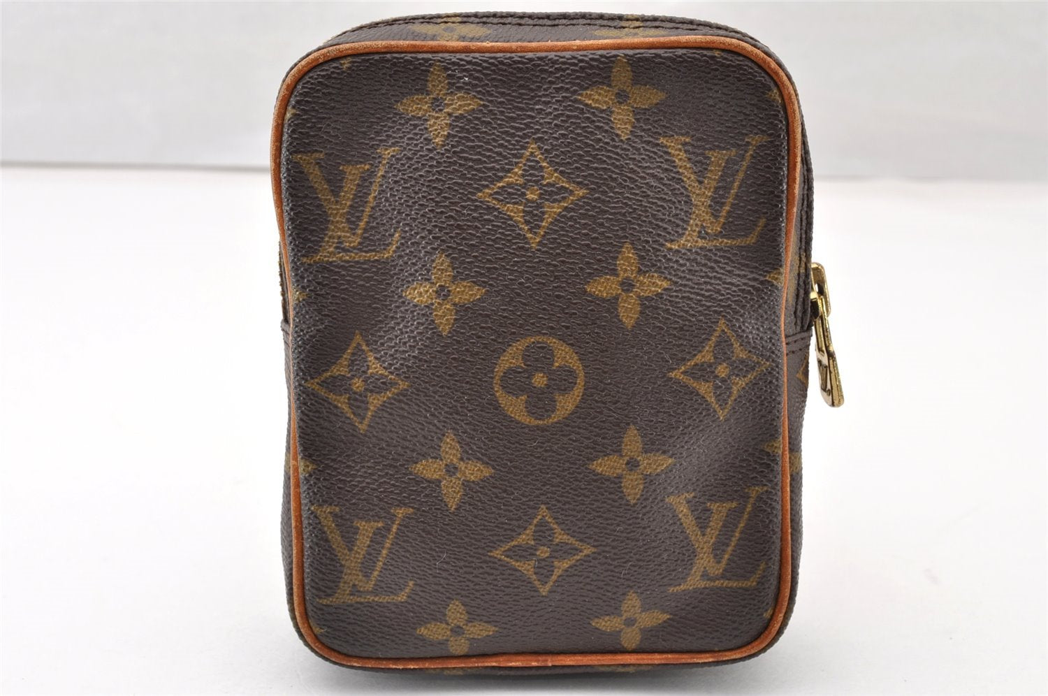 Auth Louis Vuitton Monogram Mini Poche Danube Shoulder Bag M45268 Junk 9171I