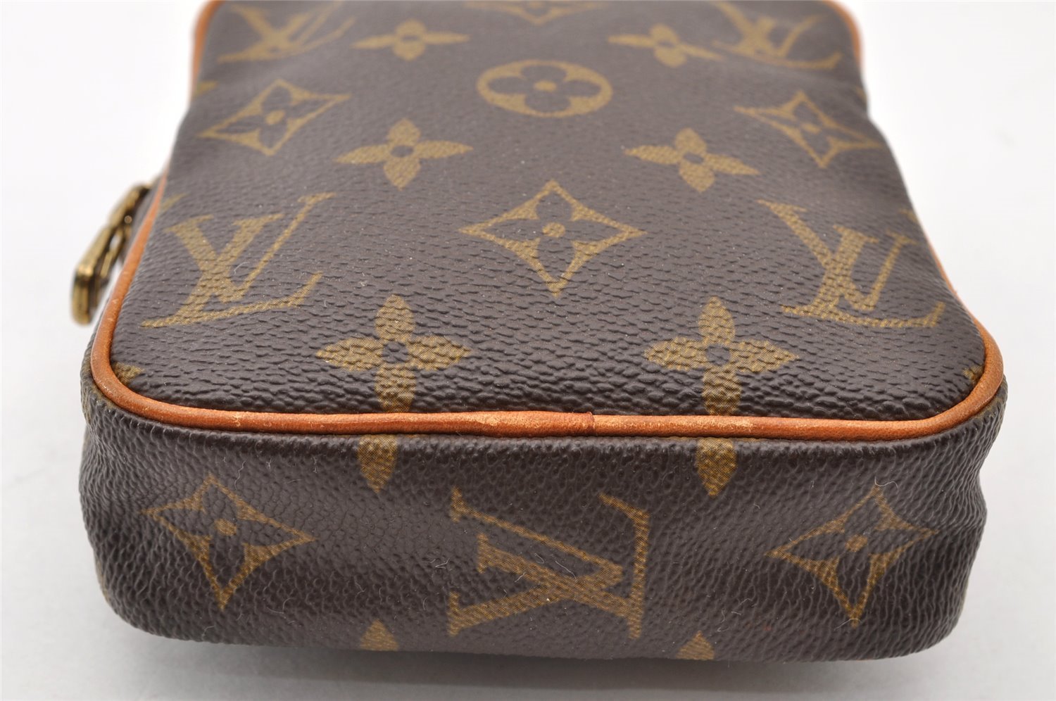 Auth Louis Vuitton Monogram Mini Poche Danube Shoulder Bag M45268 Junk 9171I