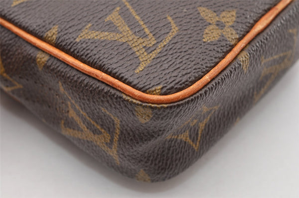 Auth Louis Vuitton Monogram Mini Poche Danube Shoulder Bag M45268 Junk 9171I