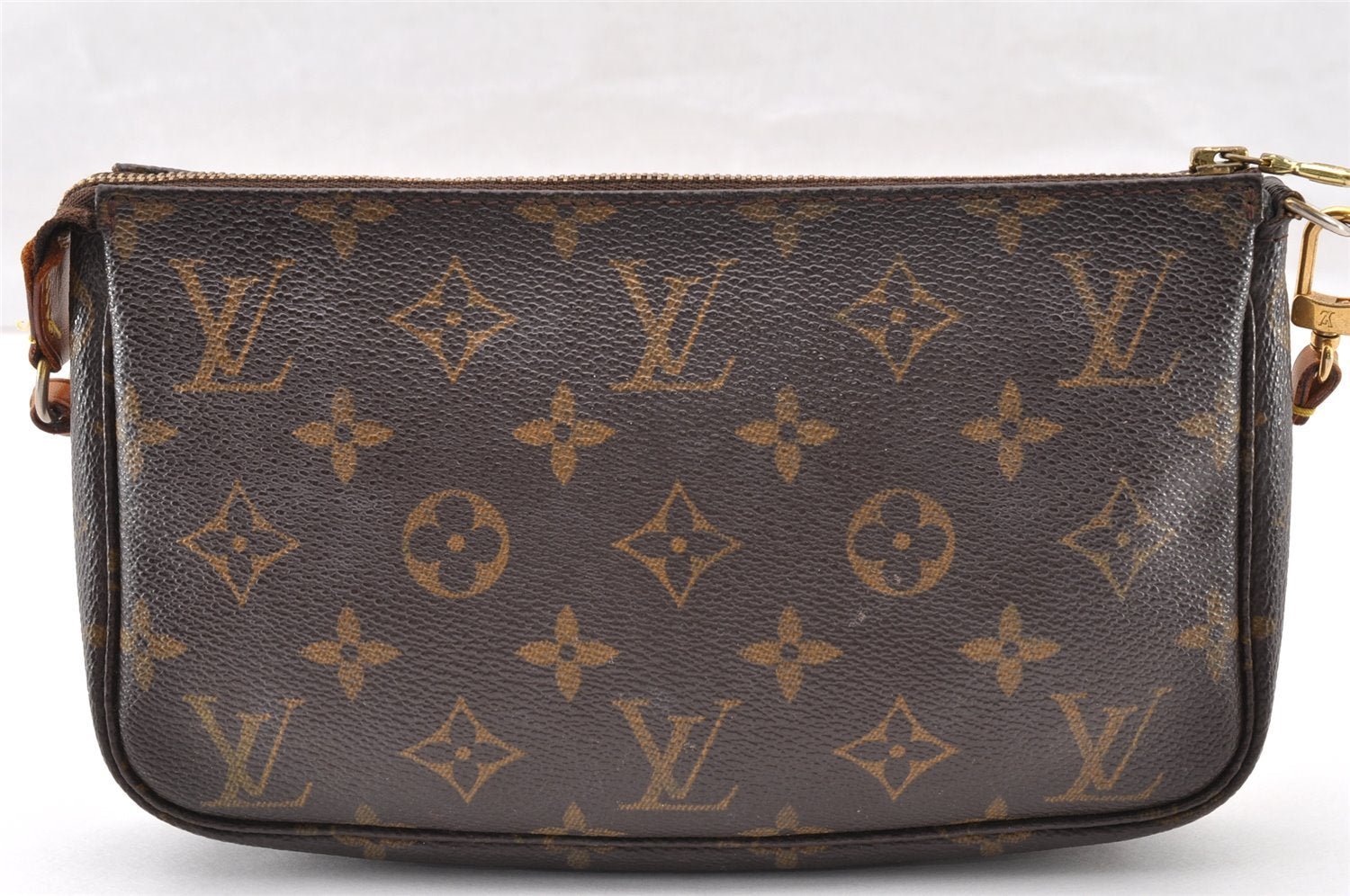 Authentic Louis Vuitton Monogram Pochette Accessoires Pouch M51980 LV 9172I