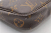 Authentic Louis Vuitton Monogram Pochette Accessoires Pouch M51980 LV 9172I