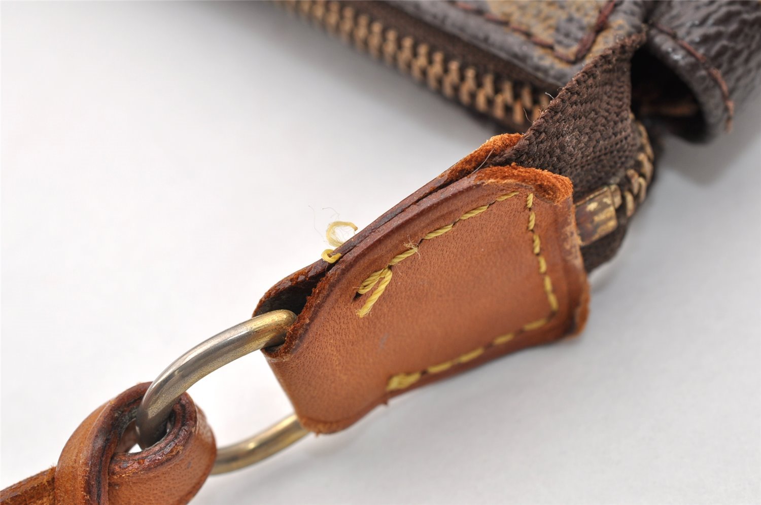 Authentic Louis Vuitton Monogram Pochette Accessoires Pouch M51980 LV 9172I