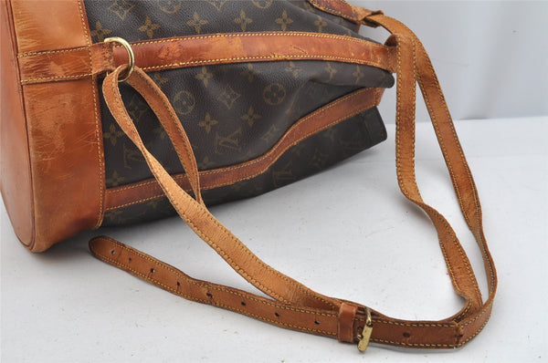 Authentic Louis Vuitton Monogram Randonnee PM Shoulder Bag M42243 LV Junk 9172J