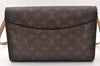 Authentic Louis Vuitton Monogram Bordeaux M51797 2Way Shoulder Clutch Bag 9173I
