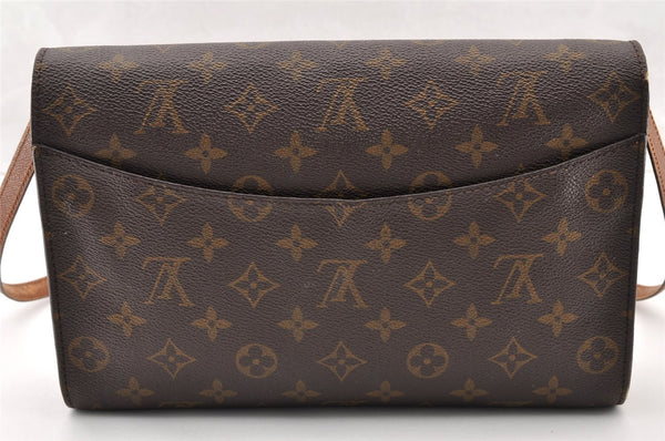 Authentic Louis Vuitton Monogram Bordeaux M51797 2Way Shoulder Clutch Bag 9173I