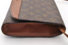 Authentic Louis Vuitton Monogram Bordeaux M51797 2Way Shoulder Clutch Bag 9173I
