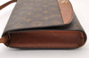 Authentic Louis Vuitton Monogram Bordeaux M51797 2Way Shoulder Clutch Bag 9173I