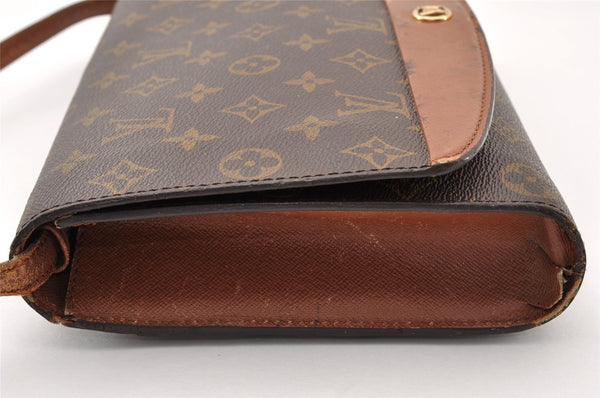 Authentic Louis Vuitton Monogram Bordeaux M51797 2Way Shoulder Clutch Bag 9173I