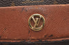 Authentic Louis Vuitton Monogram Bordeaux M51797 2Way Shoulder Clutch Bag 9173I