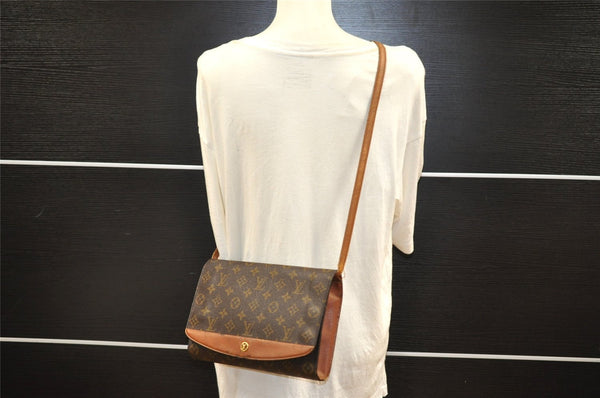 Authentic Louis Vuitton Monogram Bordeaux M51797 2Way Shoulder Clutch Bag 9173I