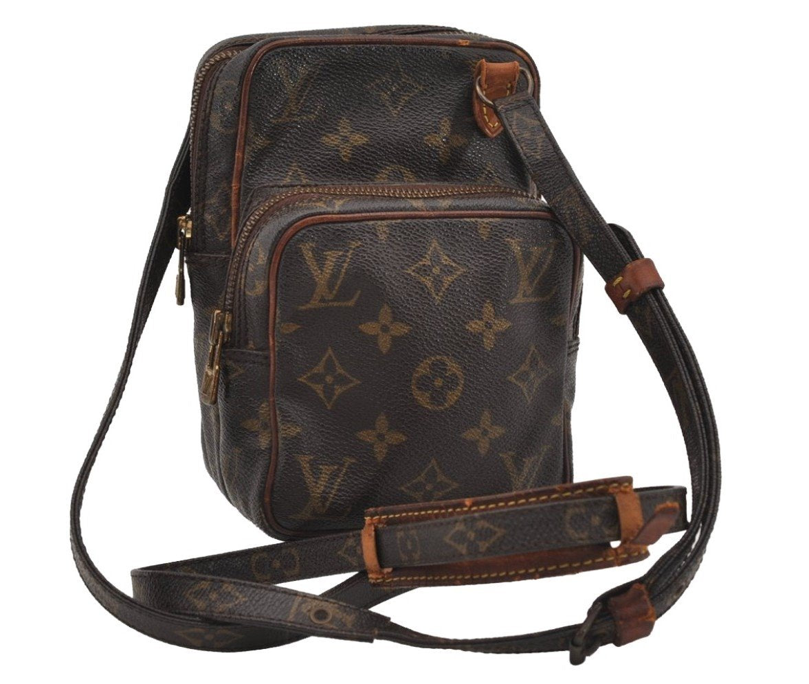 Authentic Louis Vuitton Monogram Mini Amazone Shoulder Cross Bag M45238 LV 9174I