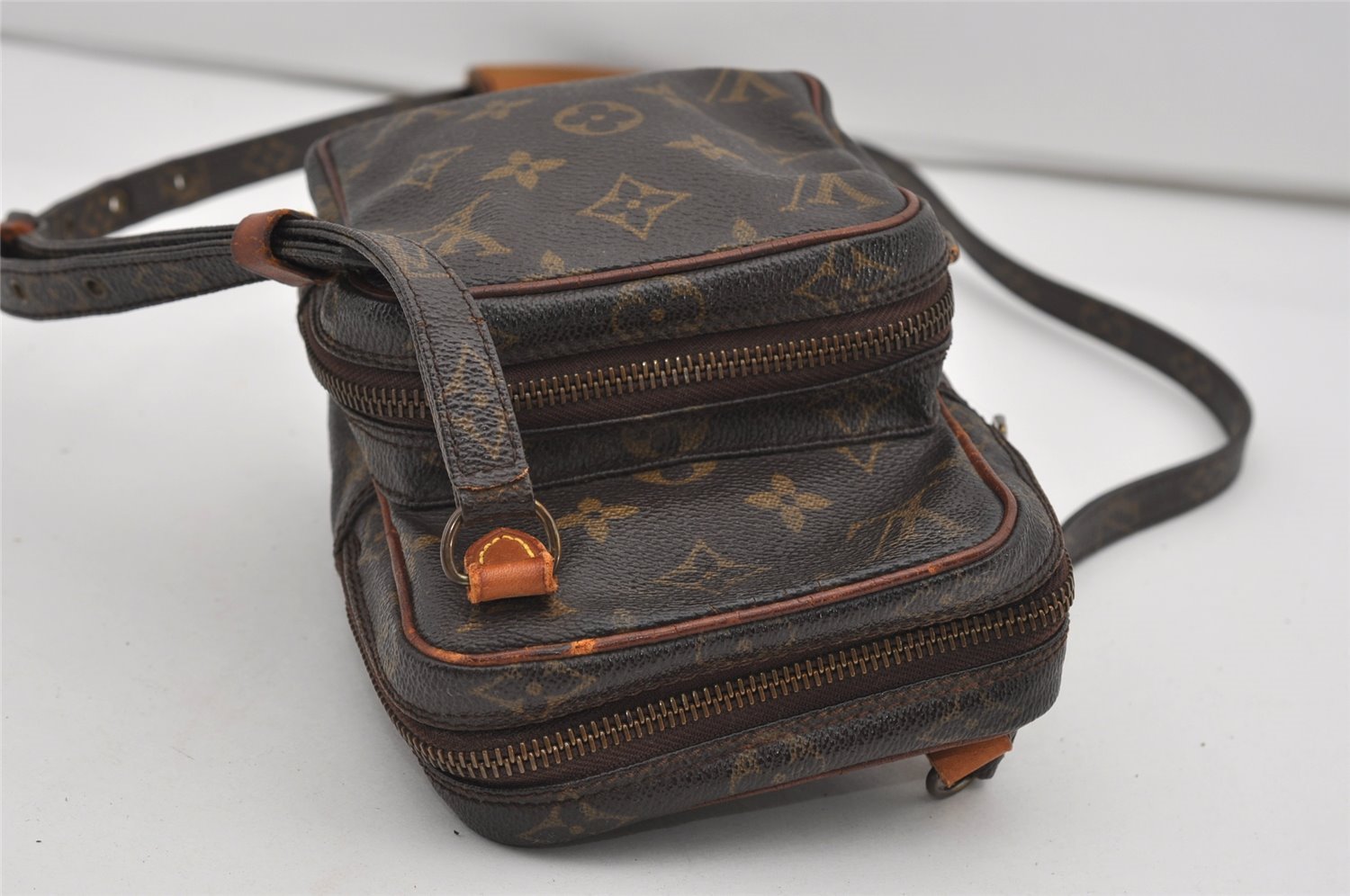 Authentic Louis Vuitton Monogram Mini Amazone Shoulder Cross Bag M45238 LV 9174I