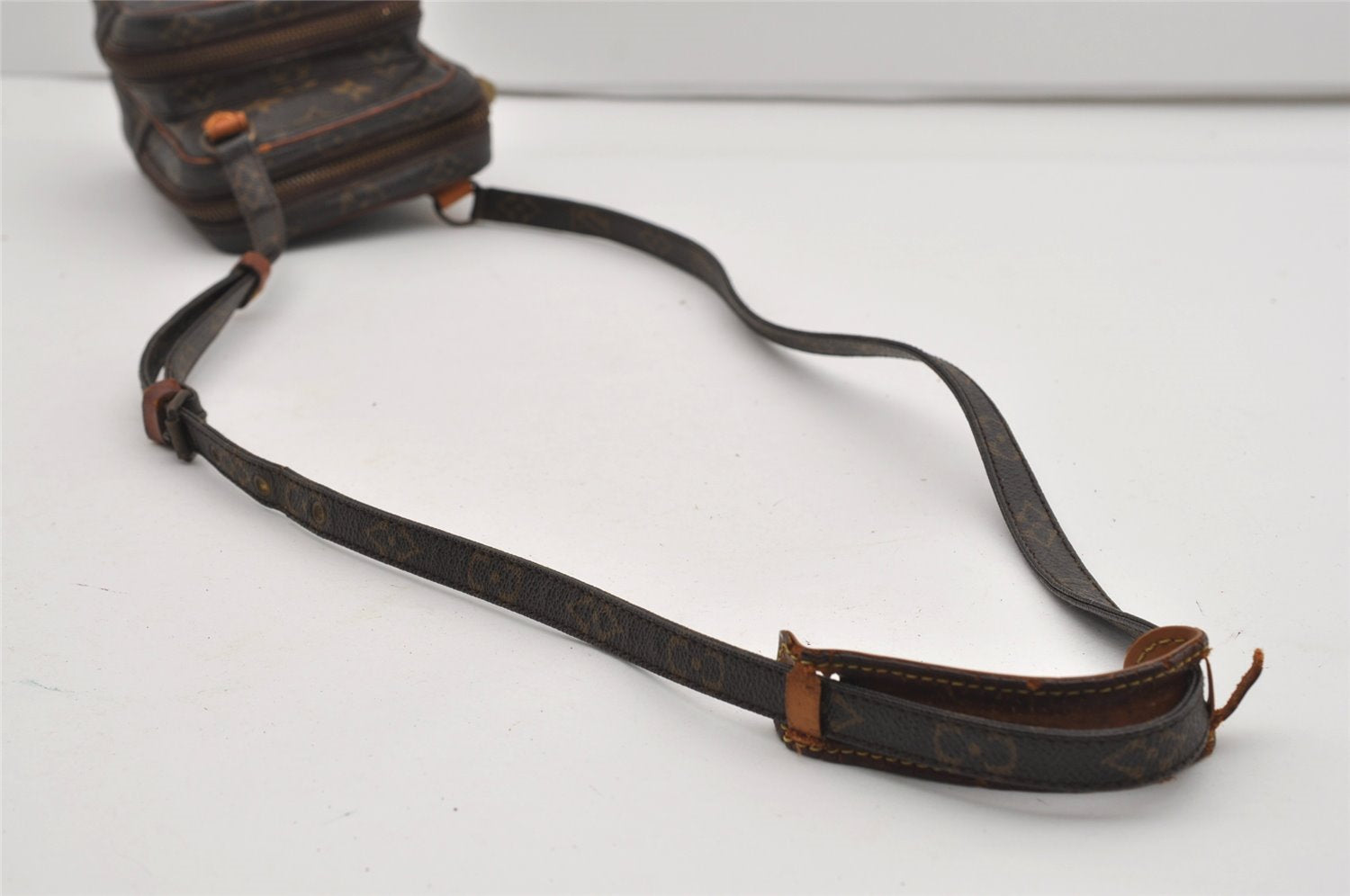 Authentic Louis Vuitton Monogram Mini Amazone Shoulder Cross Bag M45238 LV 9174I