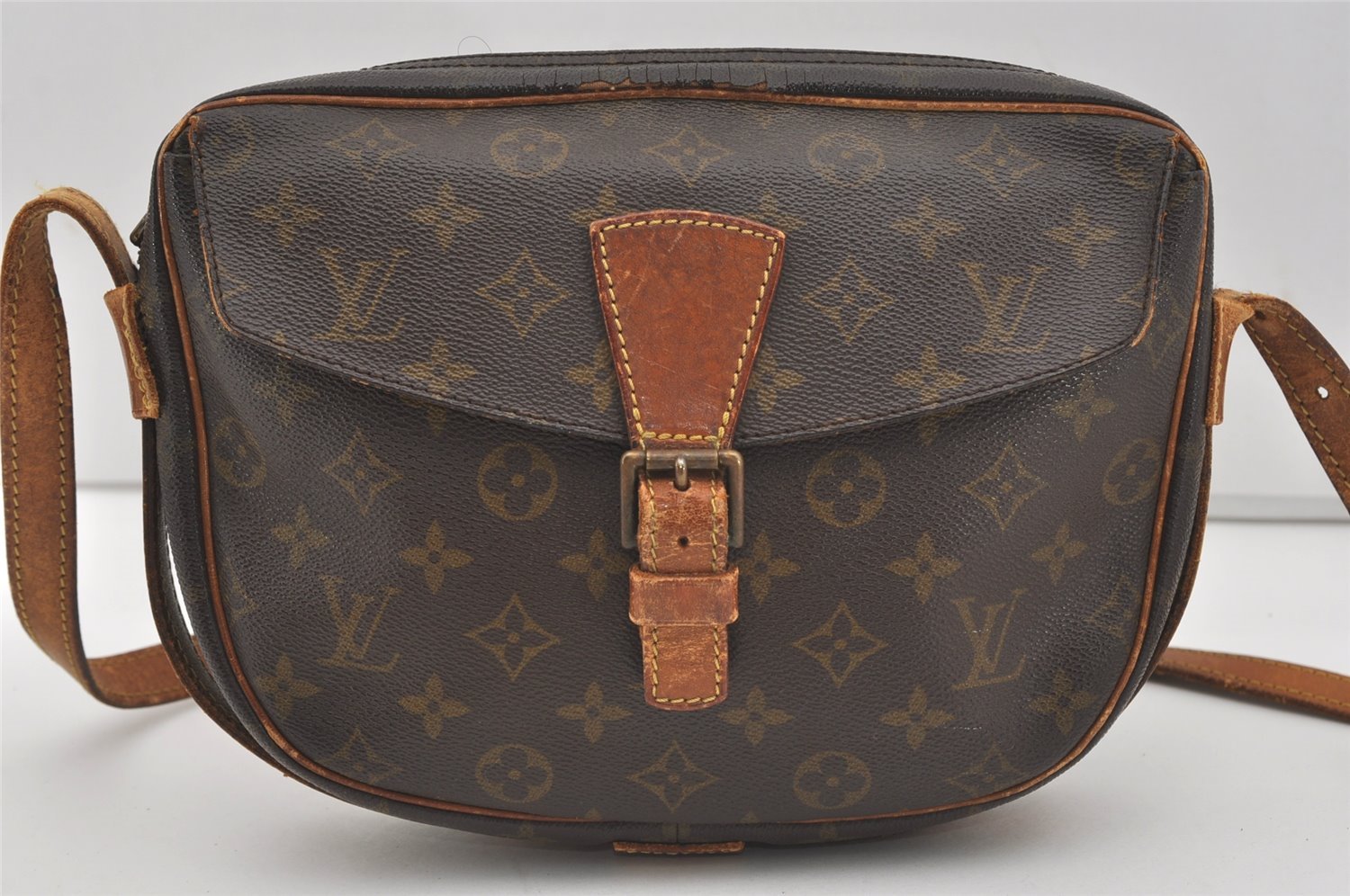 Auth Louis Vuitton Monogram Jeune Fille GM Shoulder Cross Bag Old Model LV 9175I