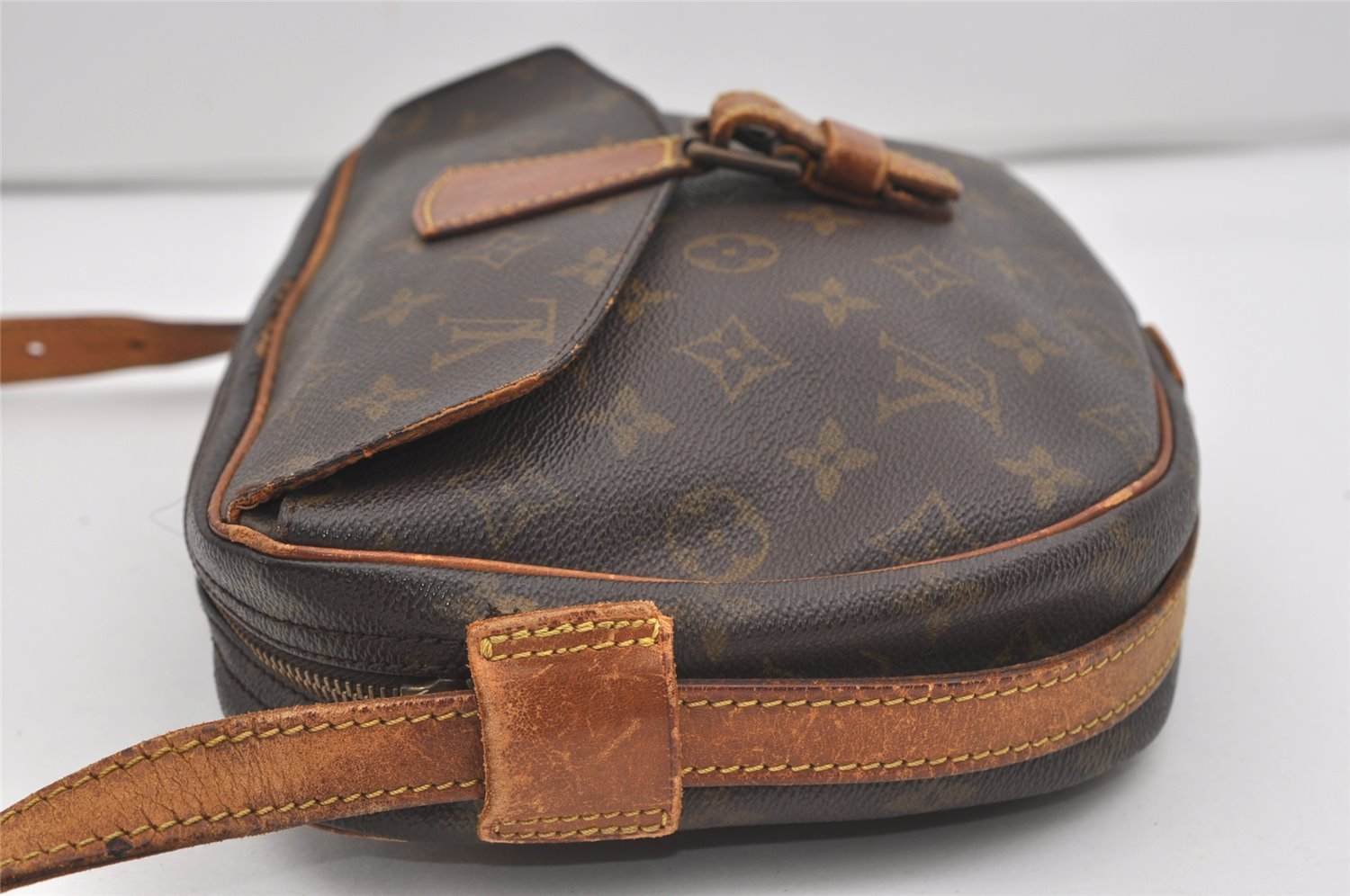 Auth Louis Vuitton Monogram Jeune Fille GM Shoulder Cross Bag Old Model LV 9175I