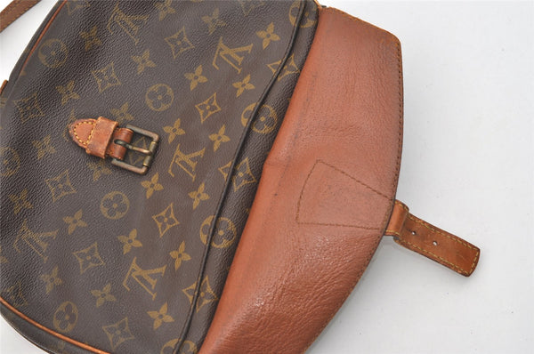 Auth Louis Vuitton Monogram Jeune Fille GM Shoulder Cross Bag Old Model LV 9175I