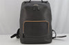 Authentic Salvatore Ferragamo Vintage Backpack Leather Brown 9175J