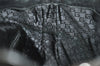 Authentic GUCCI Bamboo 2Way Shoulder Hand Bag Leather 0014095 Black 9176I