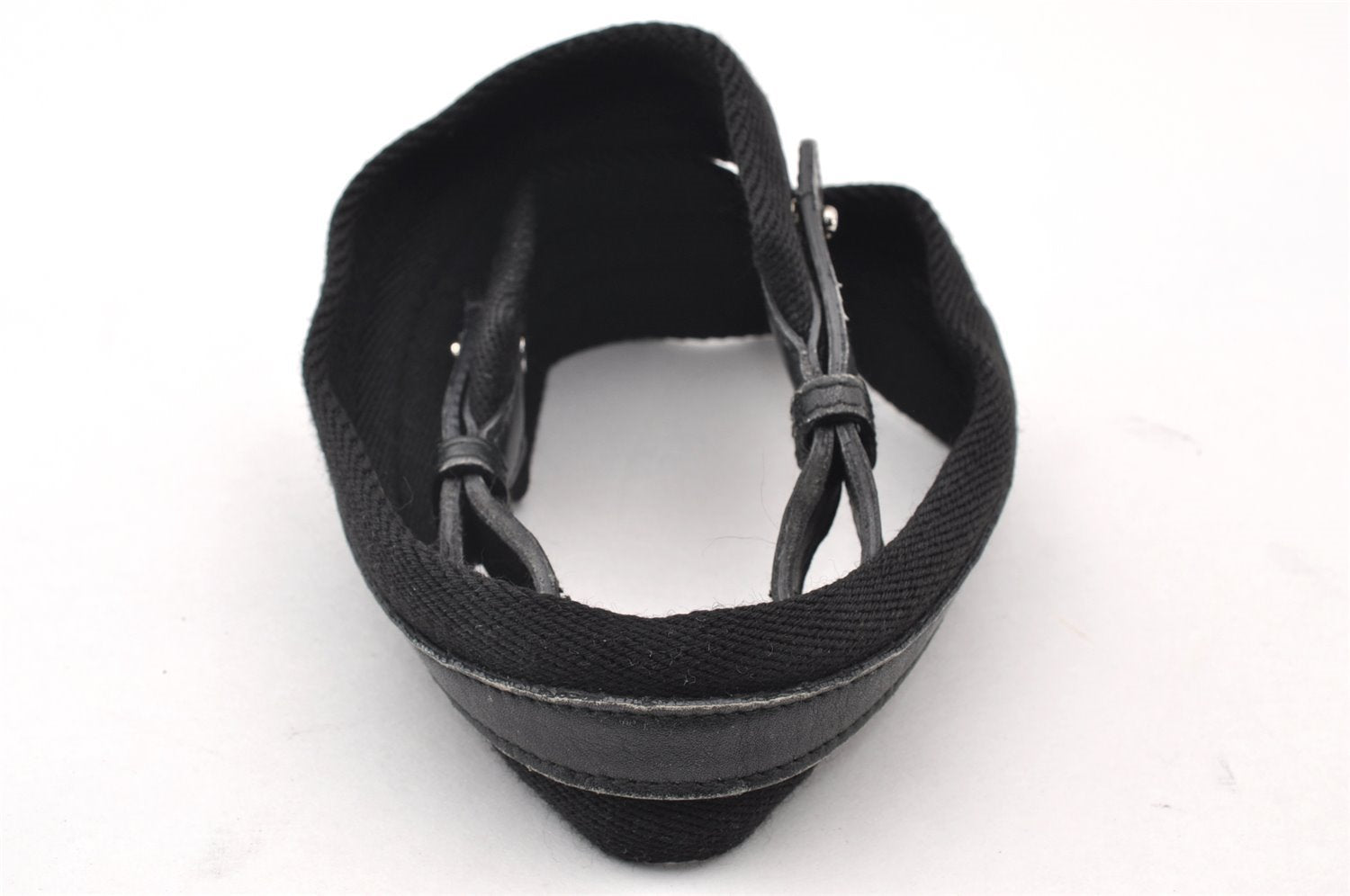 Authentic GUCCI Bamboo 2Way Shoulder Hand Bag Leather 0014095 Black 9176I