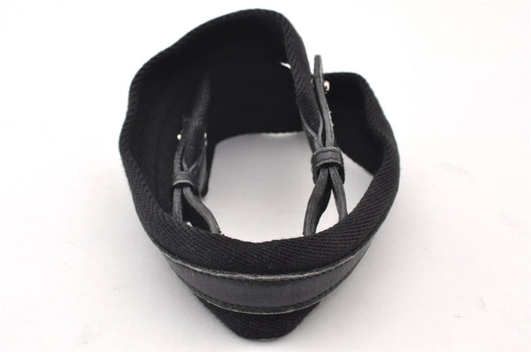 Authentic GUCCI Bamboo 2Way Shoulder Hand Bag Leather 0014095 Black 9176I