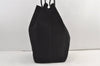 Authentic GUCCI Vintage Shoulder Tote Bag Suede Leather 101268 Black 9176J