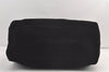 Authentic GUCCI Vintage Shoulder Tote Bag Suede Leather 101268 Black 9176J