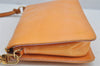 Authentic Louis Vuitton Vernis Lexington Hand Bag Pouch Yellow M91057 LV 9177J