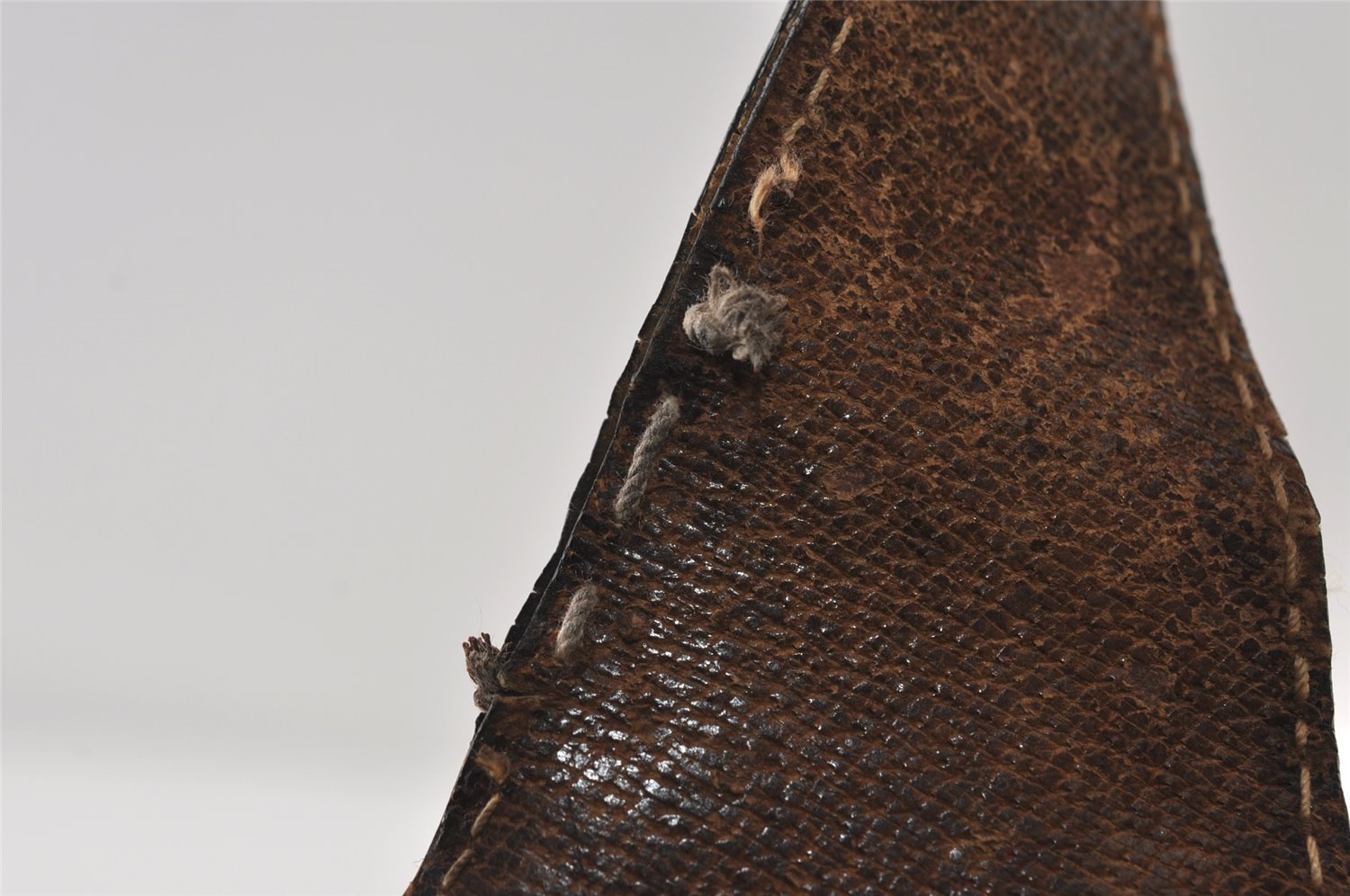 Authentic GUCCI Web Sherry Line Shoulder Bag GG PVC Leather Brown Junk 9178I