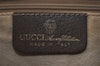 Authentic GUCCI Web Sherry Line Shoulder Bag GG PVC Leather Brown Junk 9178I