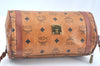 Authentic MCM Visetos Leather Vintage Shoulder Cross Body Bag Purse Brown 9179I