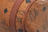 Authentic MCM Visetos Leather Vintage Shoulder Cross Body Bag Purse Brown 9179I