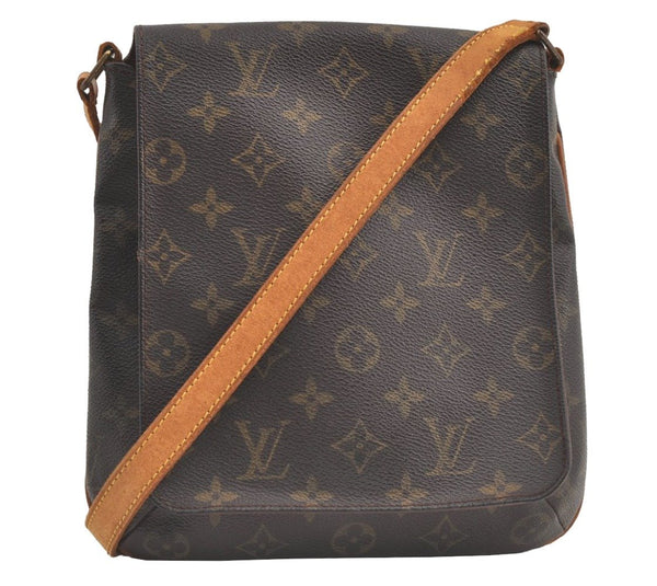 Auth Louis Vuitton Monogram Musette Salsa M51387 Long Shoulder Cross Bag 9179J