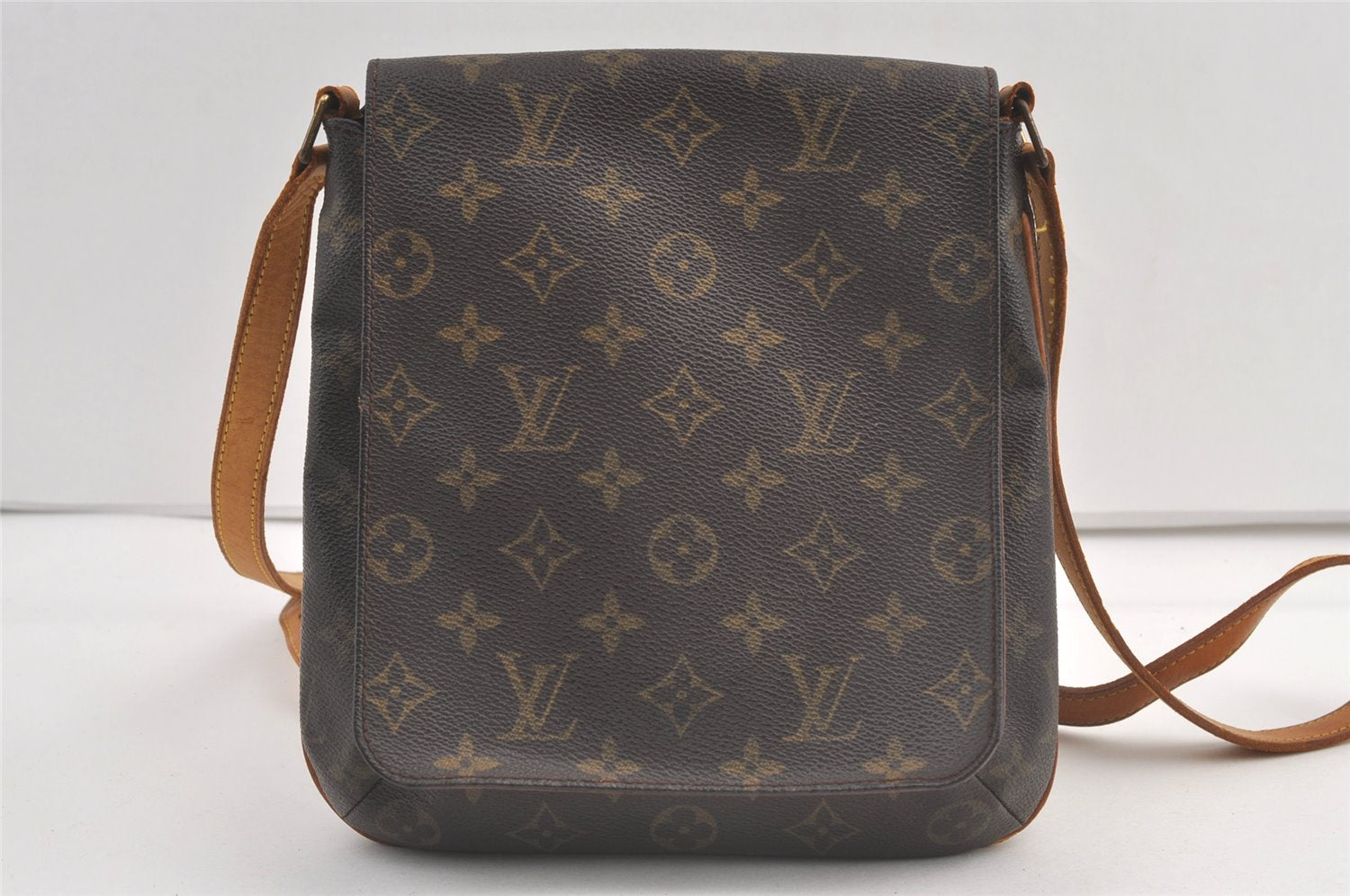 Auth Louis Vuitton Monogram Musette Salsa M51387 Long Shoulder Cross Bag 9179J