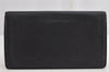 Authentic CHANEL Calf Skin Vintage Long Wallet Purse CC Logo Black 9181J