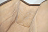 Authentic GUCCI Web Sherry Line Clutch Hand Bag Purse GG PVC Leather Brown 9182I
