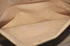 Authentic GUCCI Web Sherry Line Clutch Hand Bag Purse GG PVC Leather Brown 9182I