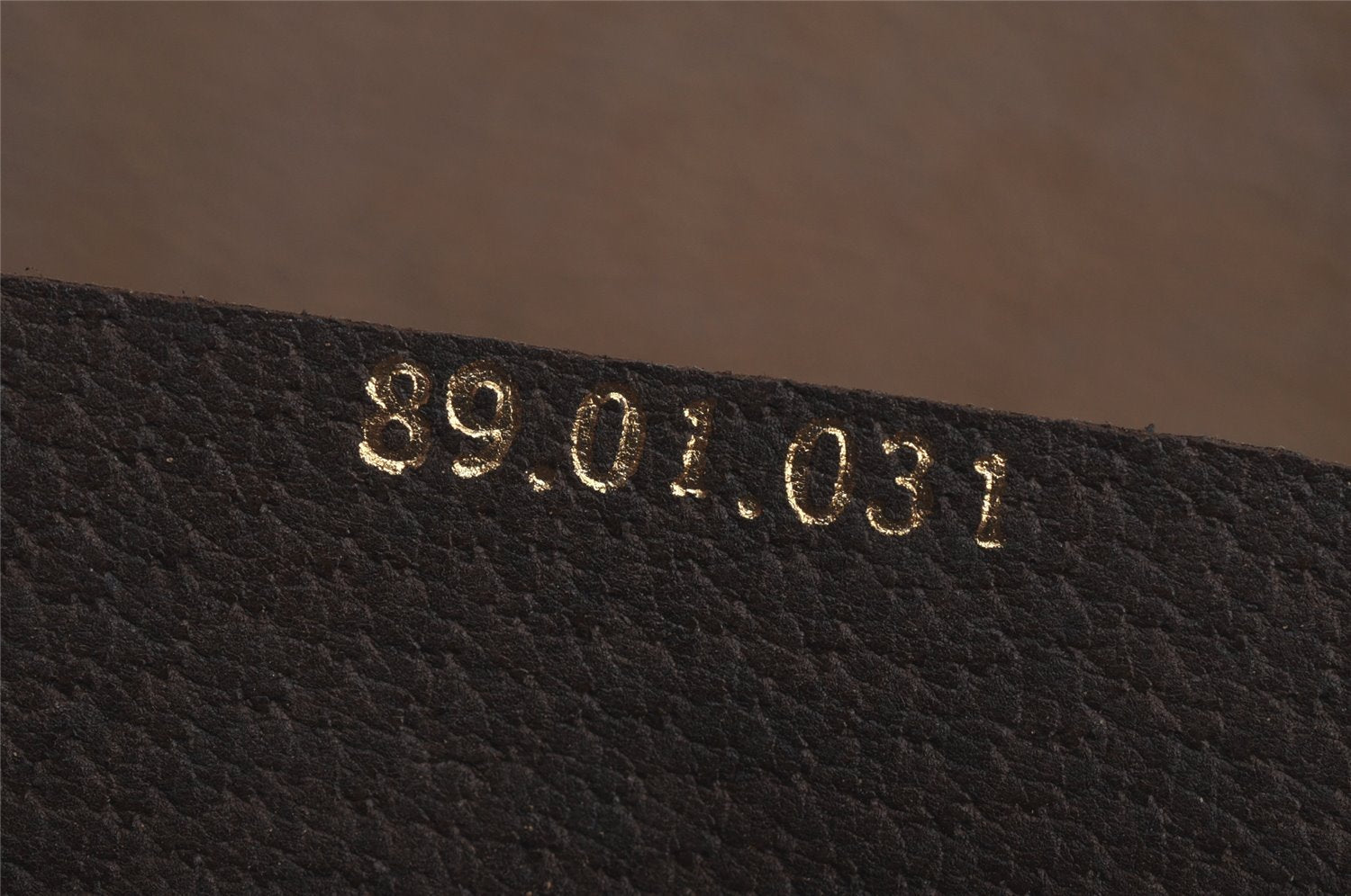Authentic GUCCI Web Sherry Line Clutch Hand Bag Purse GG PVC Leather Brown 9182I