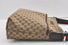 Auth GUCCI Web Sherry Line Shoulder Bag GG Canvas Leather 189751 Brown 9183J