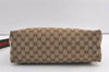 Auth GUCCI Web Sherry Line Shoulder Bag GG Canvas Leather 189751 Brown 9183J