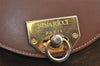 Authentic NINA RICCI Vintage Suede Leather Shoulder Cross Body Bag Brown 9184I