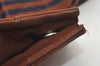 Authentic HERMES Fourre Tout PM Vintage Hand Tote Bag Canvas Brown 9185I