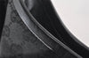 Authentic GUCCI Vintage Shoulder Tote Bag GG Canvas Leather 106242 Black 9186I